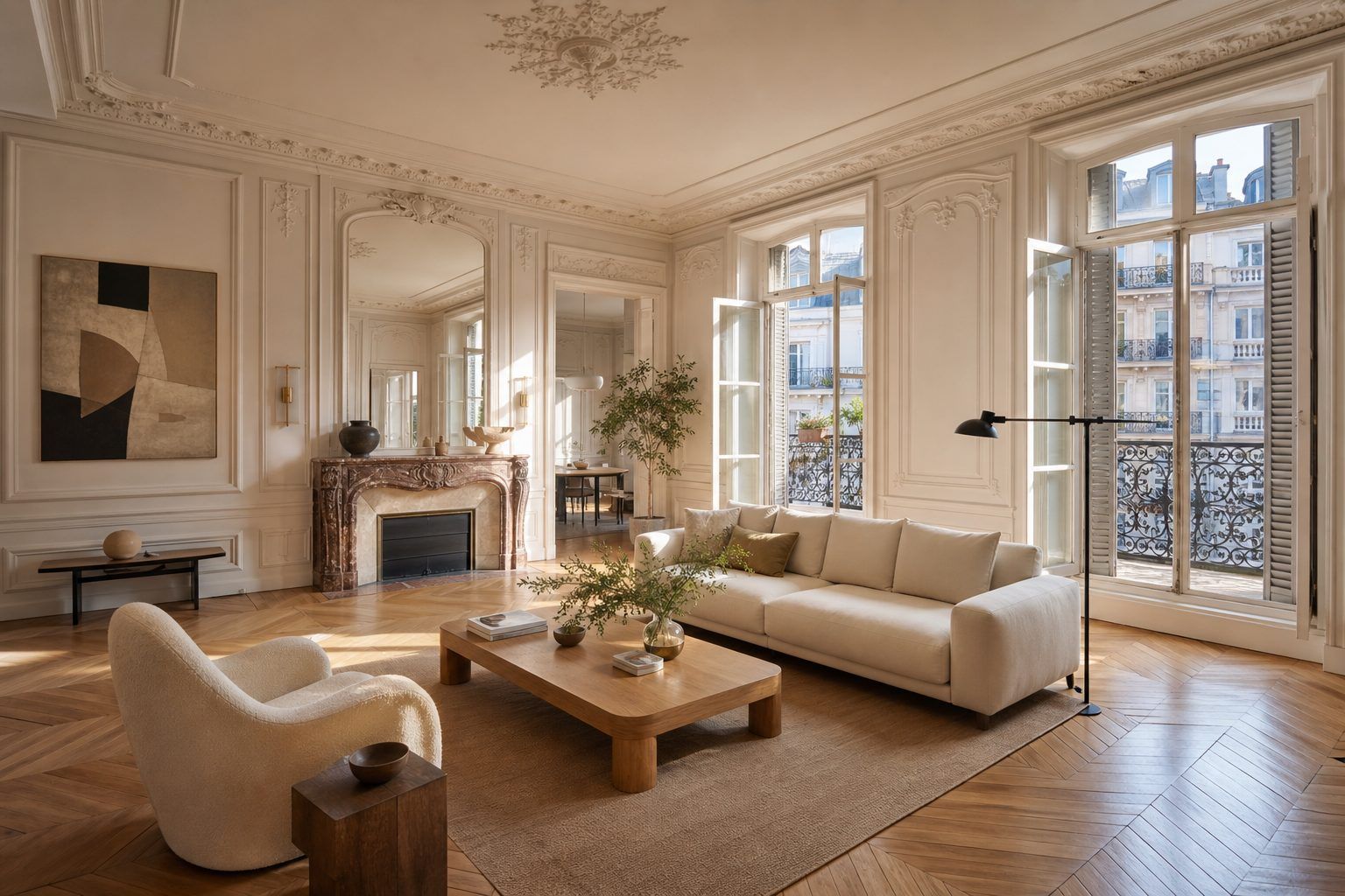 Comment aménager et rénover un appartement haussmannien sans effacer son caractère ?