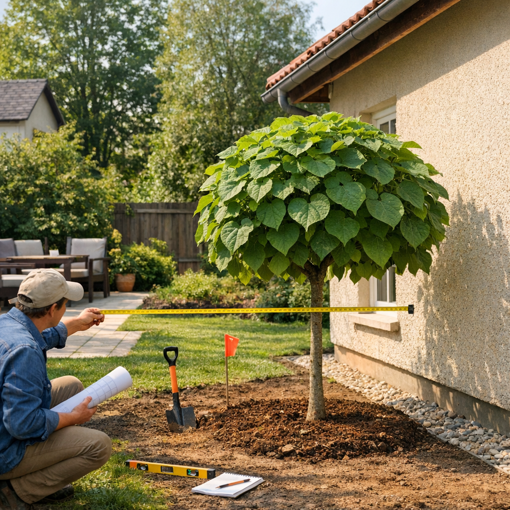 Quelles précautions prendre avant de planter un catalpa boule près d’une maison&nbsp;?