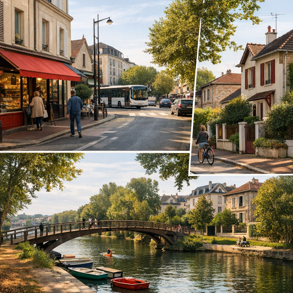 Vivre ou visiter Charentonneau : accès, commerces, Marne et cadre de vie