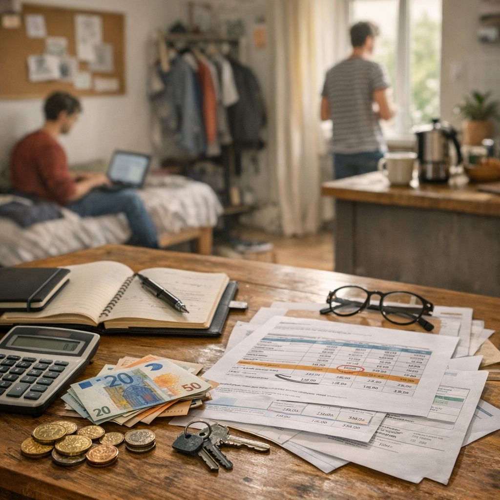 Budget, dossier et papiers&nbsp;: comparer le vrai coût d’une chambre en colocation