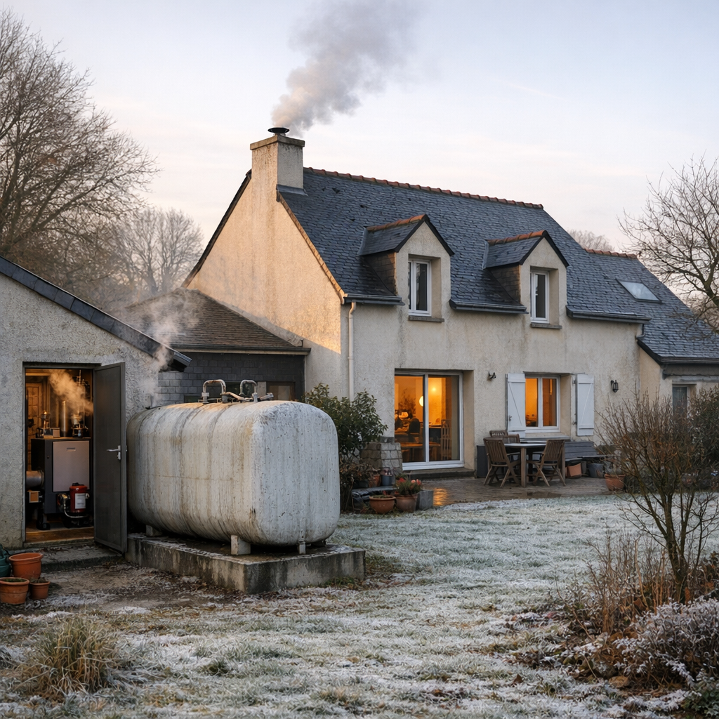 Quelle Consommation moyenne de Fioul pour une maison de 200 m² ?