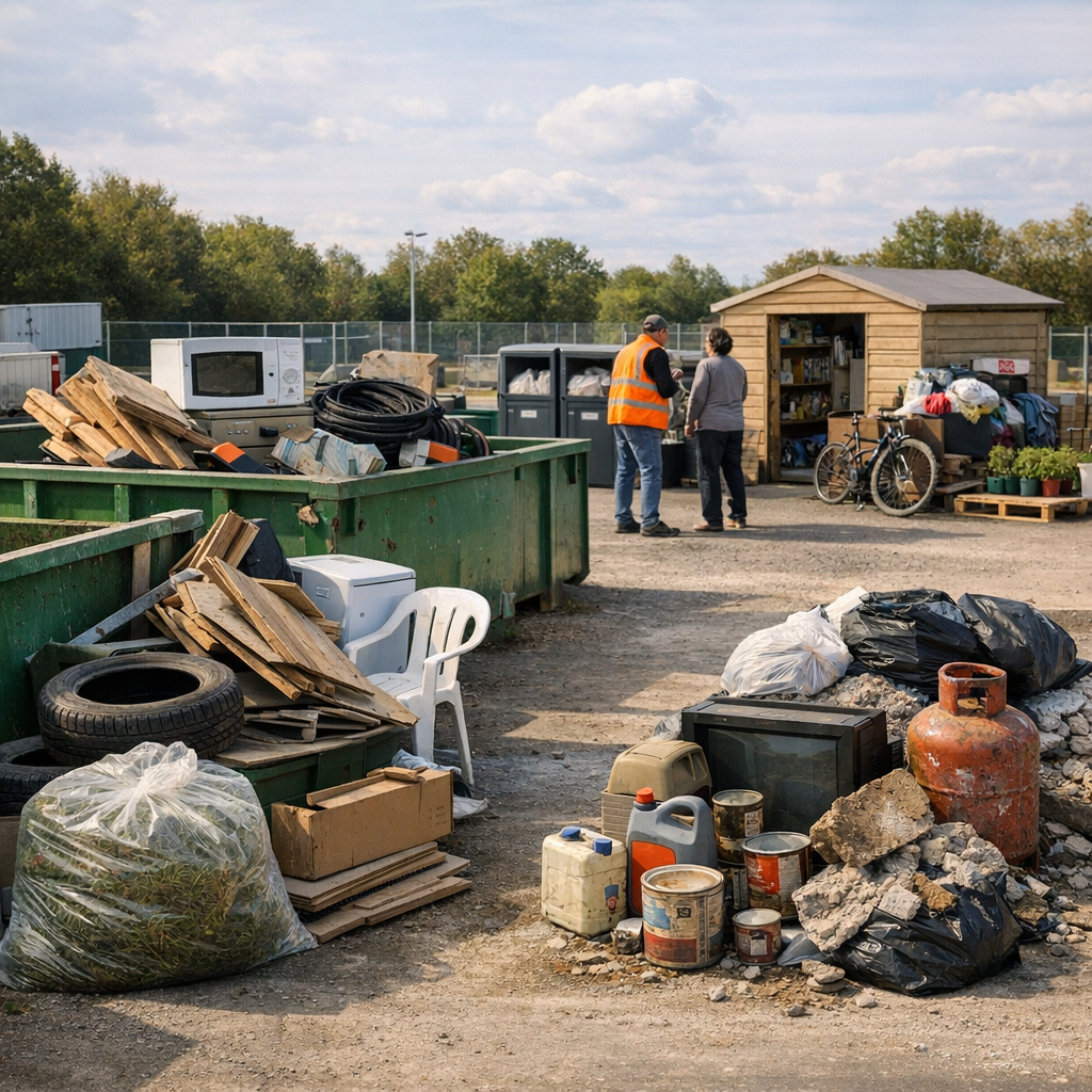 Conditions d’accès : déchets acceptés, refusés et solutions locales