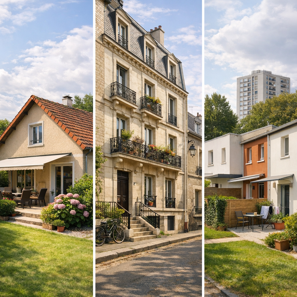Maison individuelle, maison de ville, pavillon HLM : les cas qui prêtent à confusion