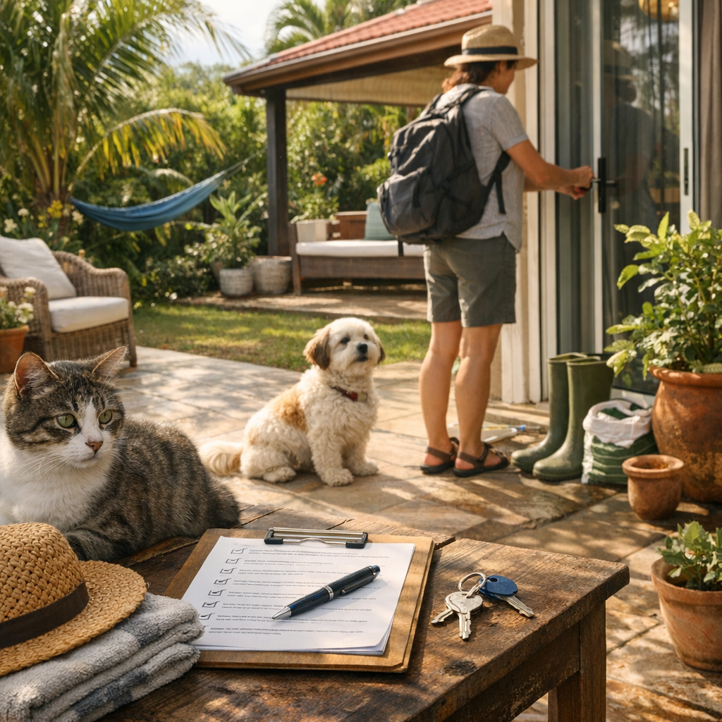 Maison, animaux, jardin : la checklist avant de confier son domicile