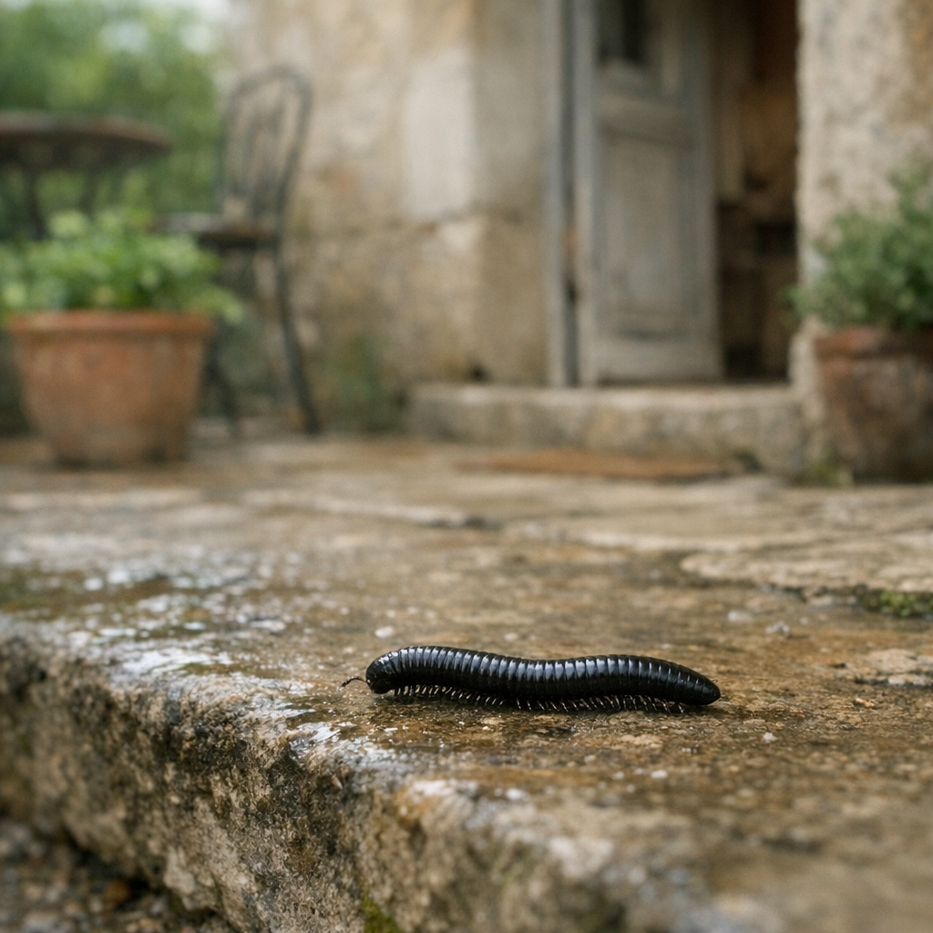 Un Iule dans la maison signale souvent trop d’humidité