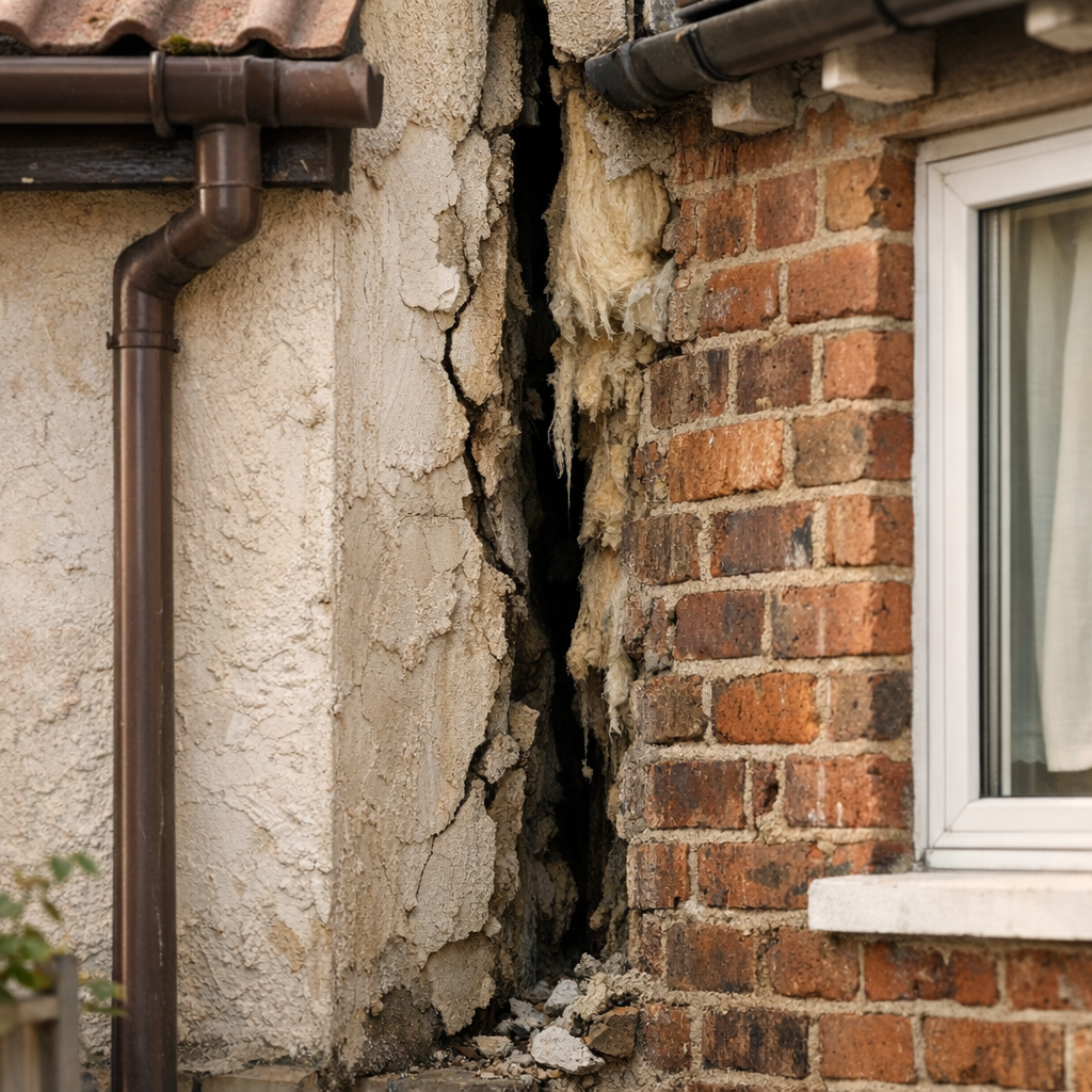 Ce que disent les utilisateurs : vide, fissure et isolation entre deux maisons