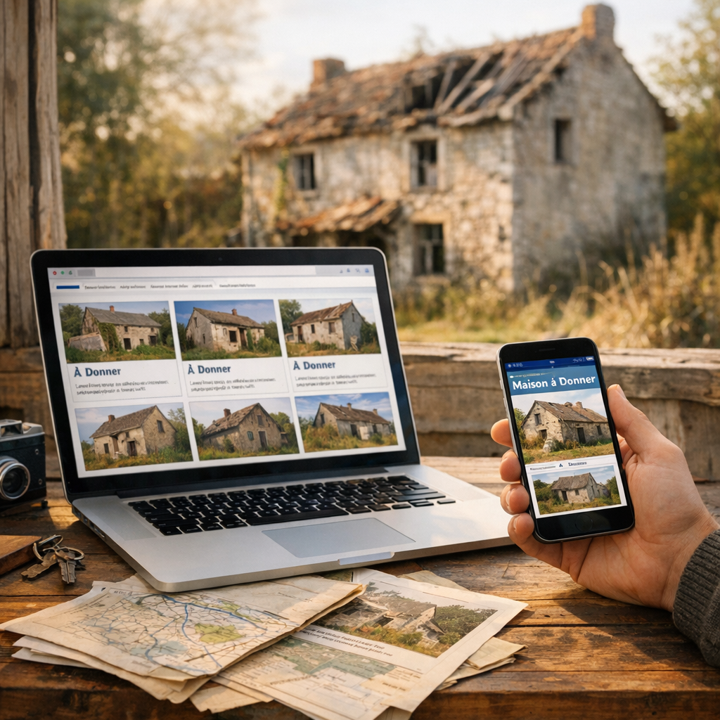 Où trouver des annonces de maisons abandonnées à donner en France et en Loire&nbsp;?