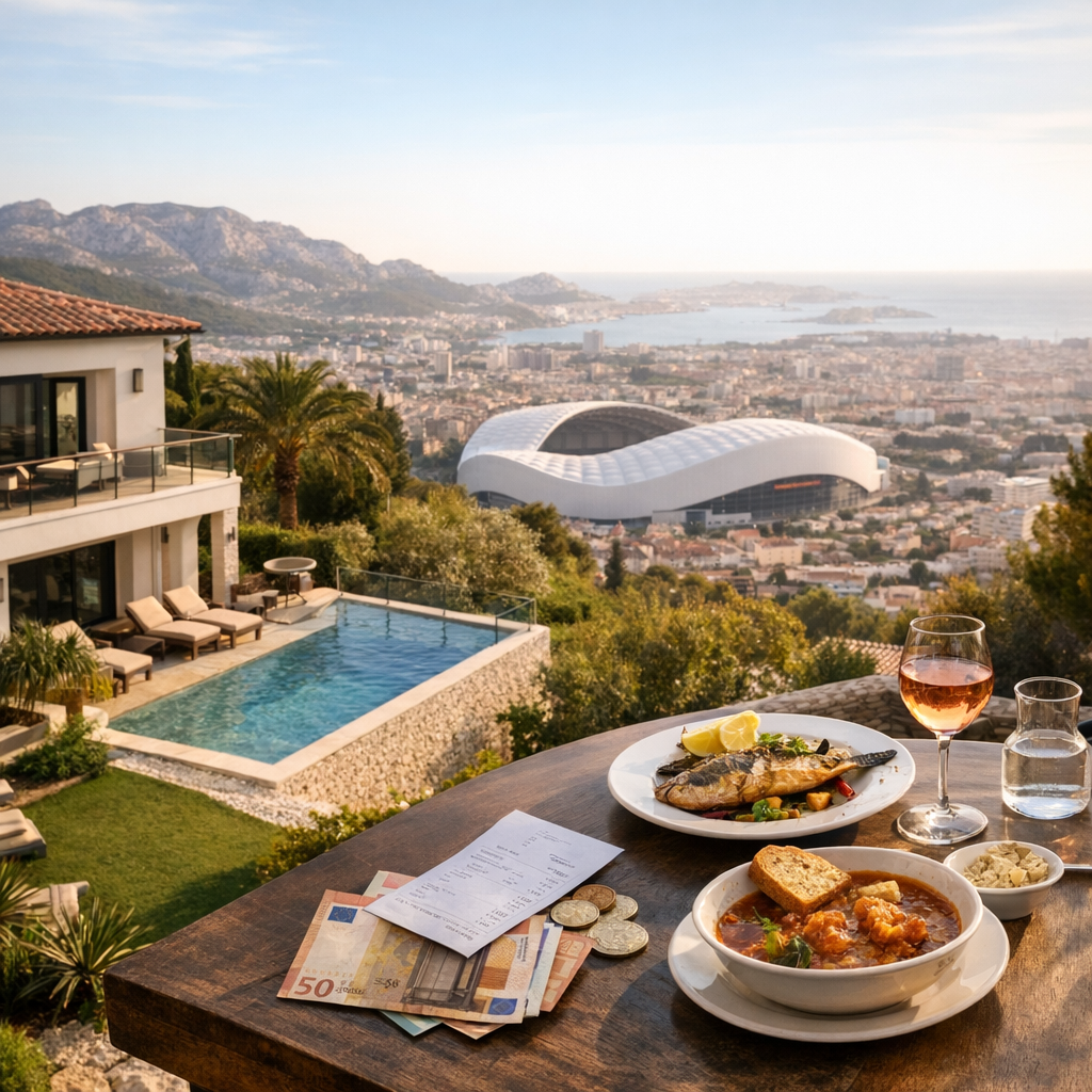 Combien ça coûte&nbsp;: logement autour de l’OM, restaurant et chiffres à ne pas confondre