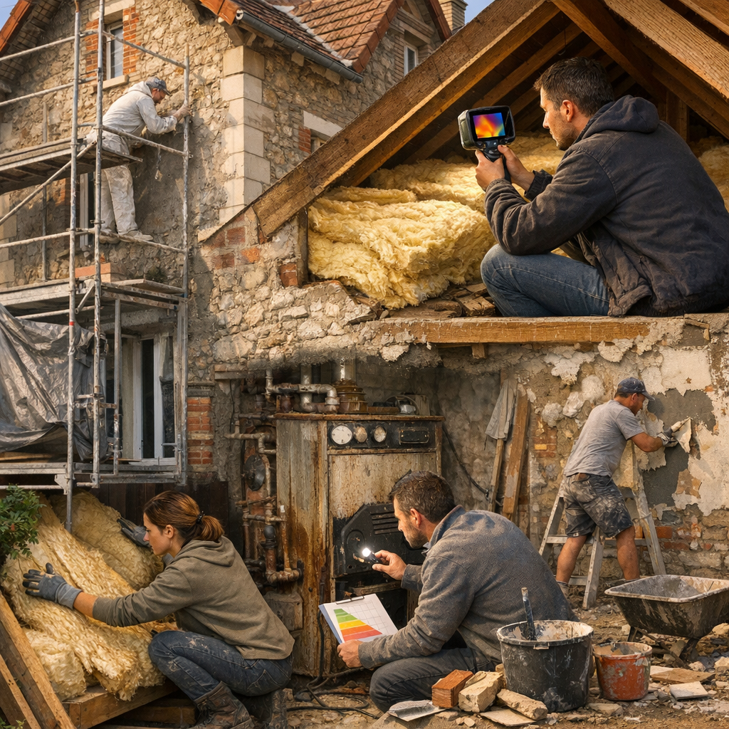 Les inconvénients à anticiper : DPE, isolation, ravalement et travaux