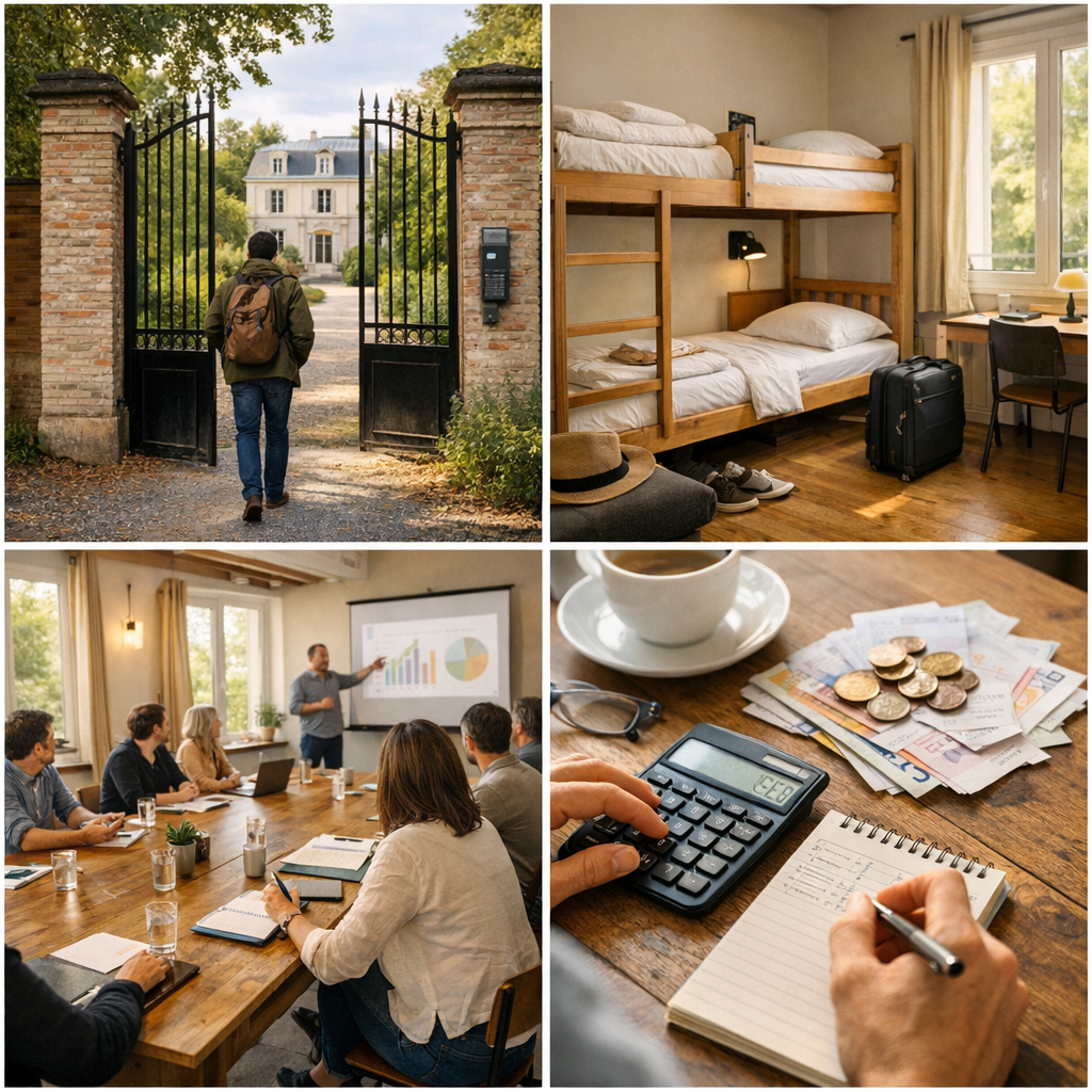 Votre guide pratique&nbsp;: accès, hostel, salle de réunion et budget à prévoir