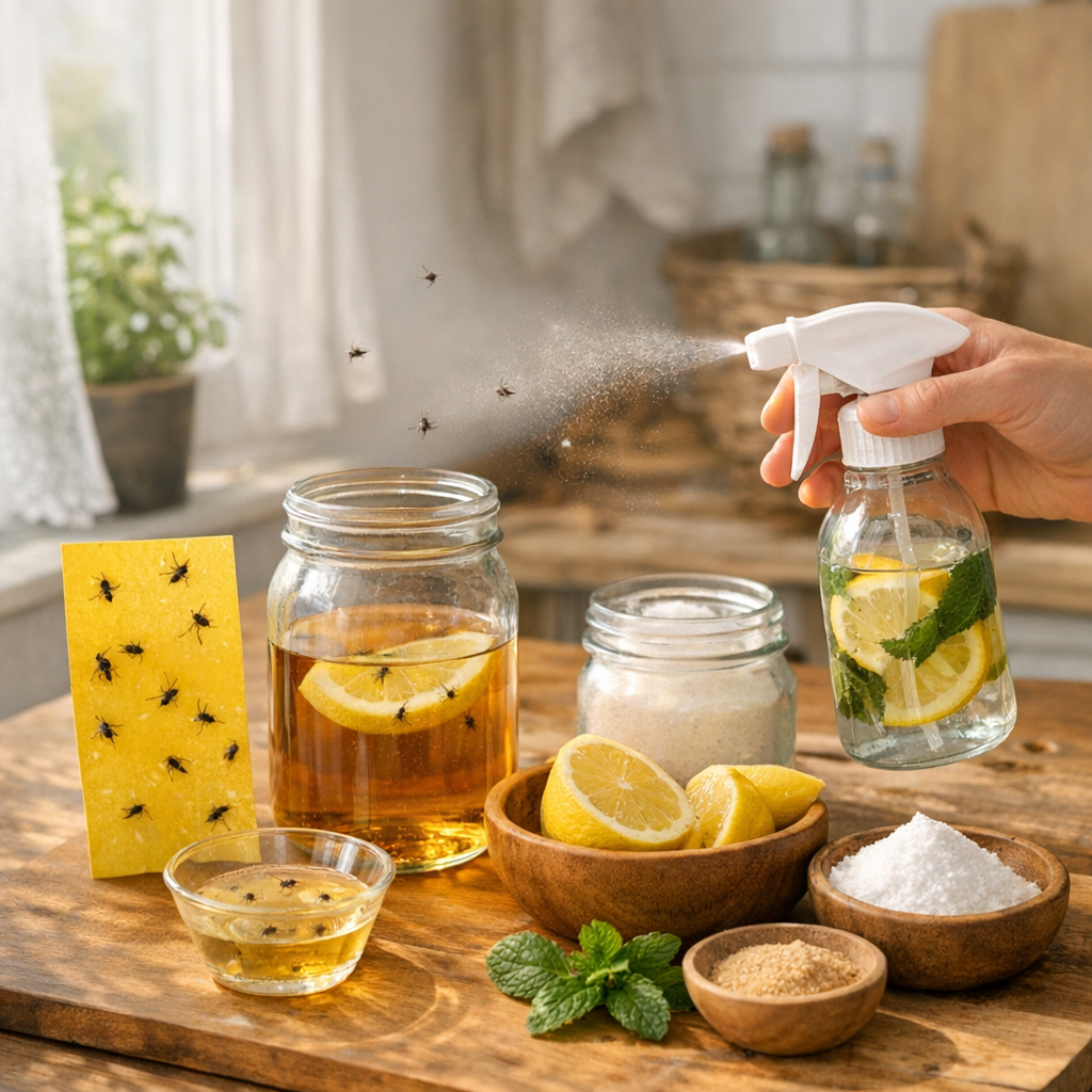 Comment se débarrasser des moucherons sans intoxiquer la maison ?