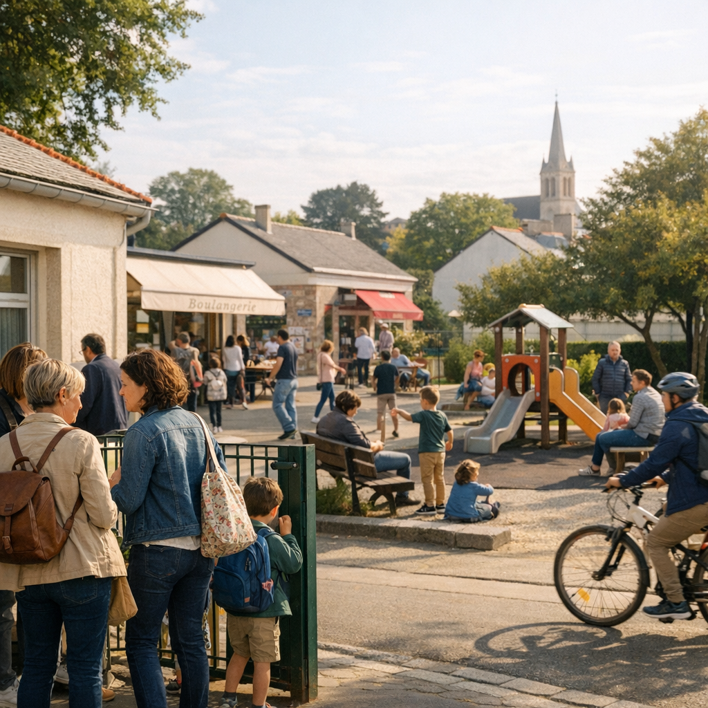 Petit Chantilly se lit aussi par ses signaux de vie locale : sociabilité, installation, usages