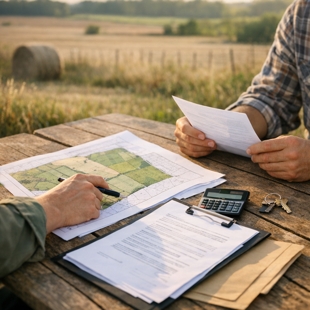 Vendre un terrain non constructible agricole : démarches avant le compromis