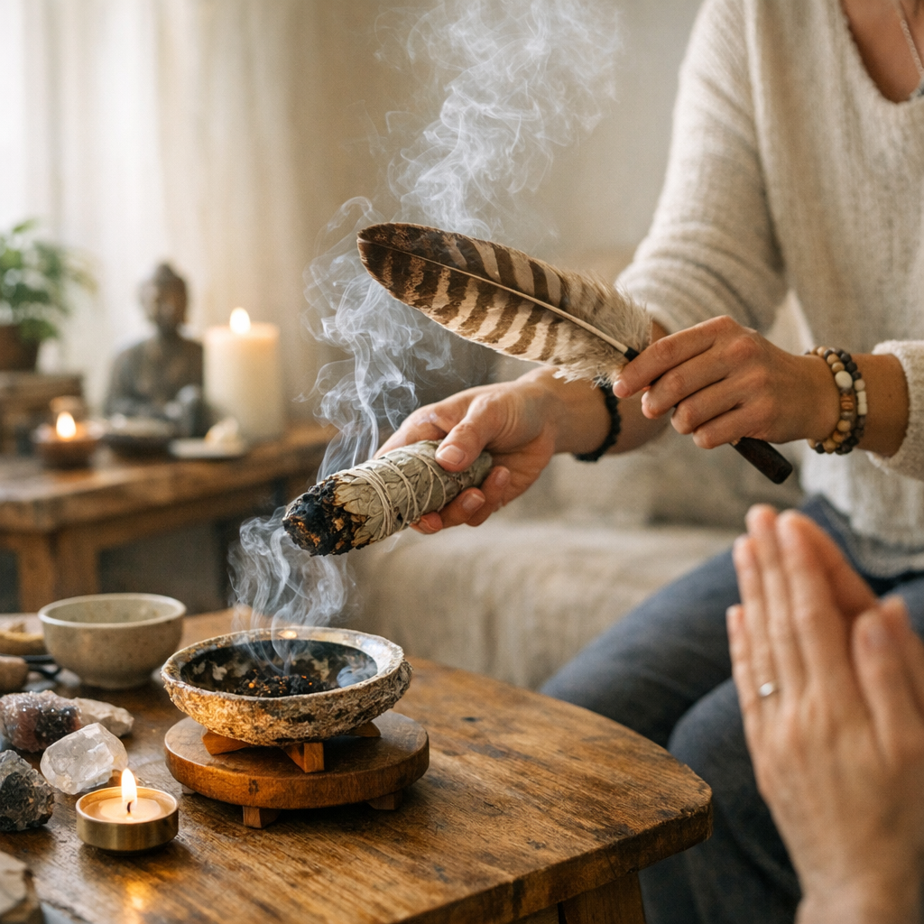 Comment purifier une maison à la sauge&nbsp;: le rituel en 7 étapes
