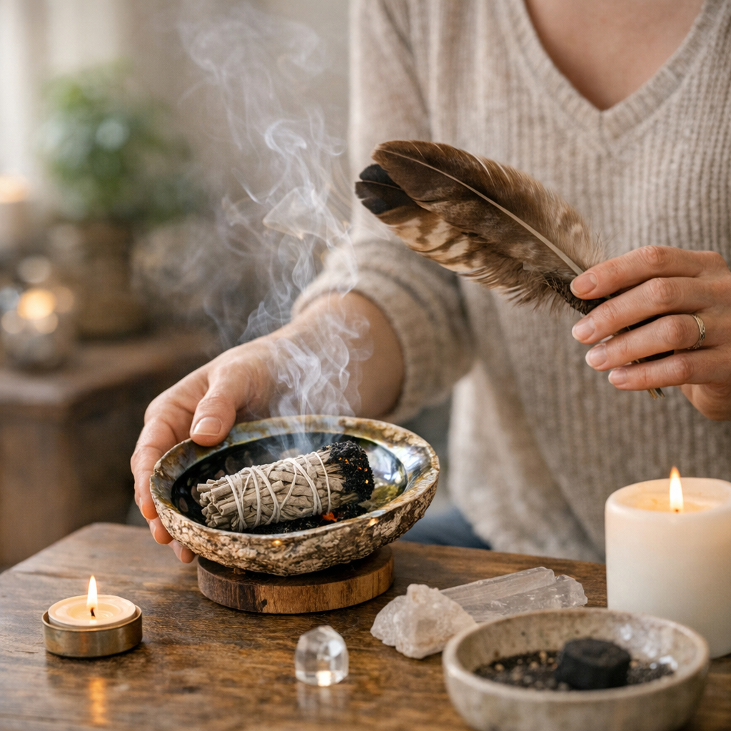 Comment réaliser un rituel de purification avec la sauge, sans risque inutile