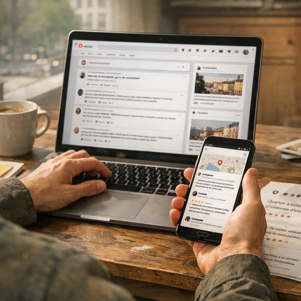 Ce que disent les utilisateurs : Reddit, forums et avis de quartier