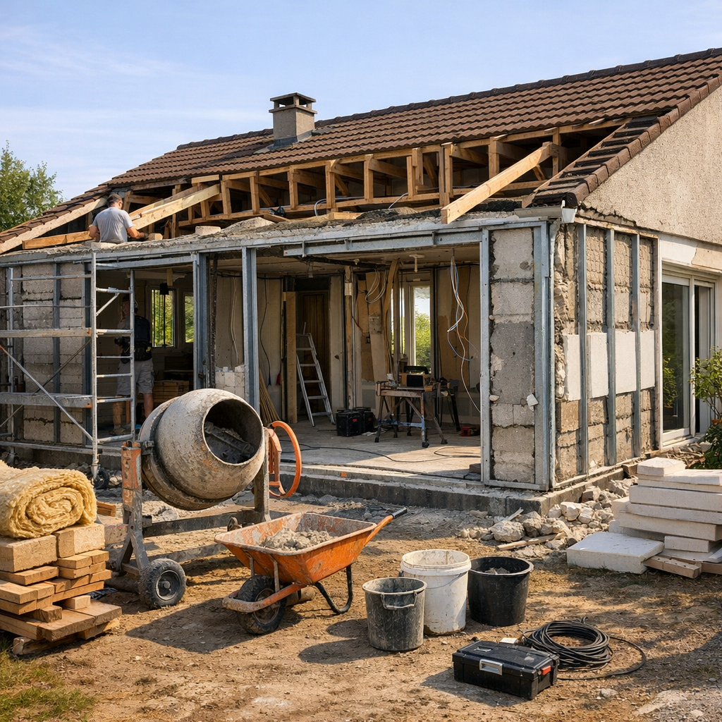 Prix des travaux sur une maison Phénix de 80 à 100 m² : fourchettes utiles